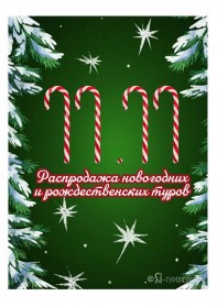 11.11 БОЛЬШАЯ РАСПРОДАЖА новогодних и рождественских туров