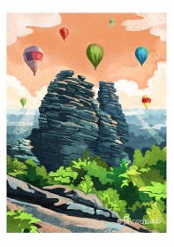 Небесная ярмарка над Уралом: на большом воздушном шаре 